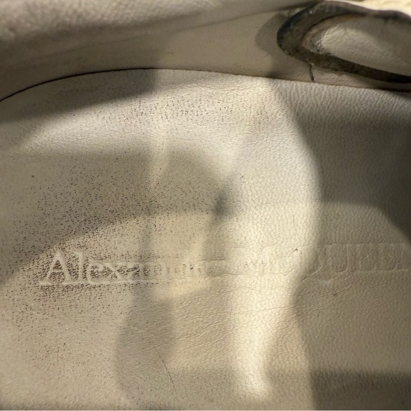 Alexander McQueen Men’s Oversized Sneaker White Iridescent EU 42 US 9 - Picture 8 of 16